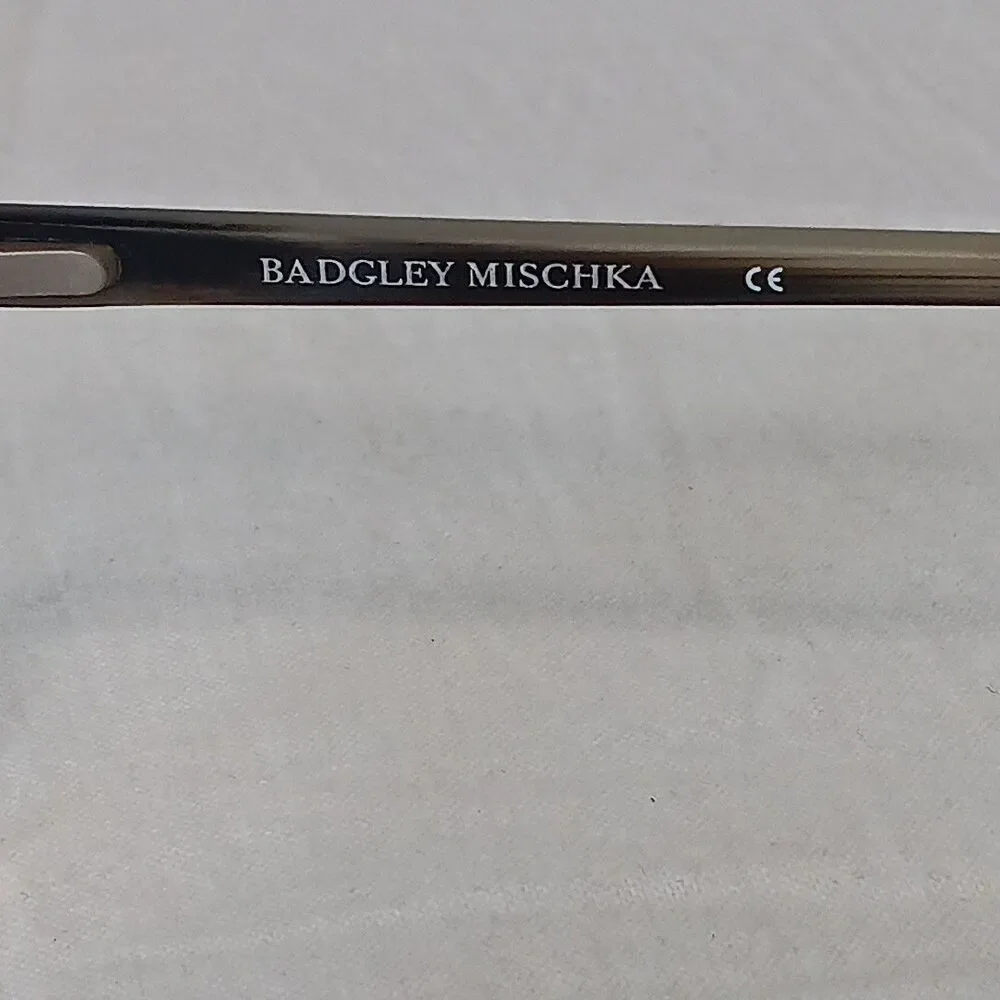 Badgley Mischka Austin Brown Horn (BHRN) 50-19-140 Eyeglasses Frame /F16